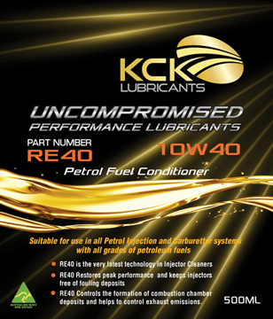 KCK Lubricants RE40 Petrol Fuel Conditioner
