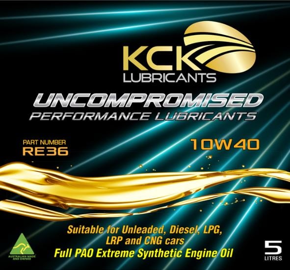 KCK Lubricants RE36 Extreme 10w40 Synrhestic Oil